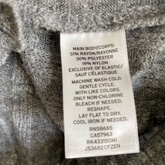 ABOUND Knit Crop Sweater/top Grey - Picture 7 of 7